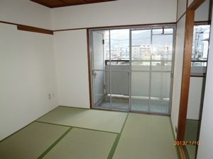 Other room space. Heisei exchange 24 December tatami mat, FusumaChokawa, Wall cross Zhang Kawasumi.