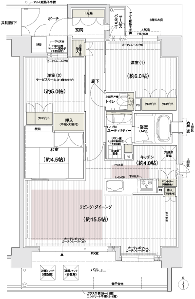 Floor: 3LDK ・ 2LDK + S, the occupied area: 77.21 sq m, Price: 33,670,000 yen