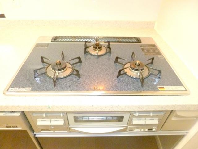 Kitchen. It is a three-necked stove