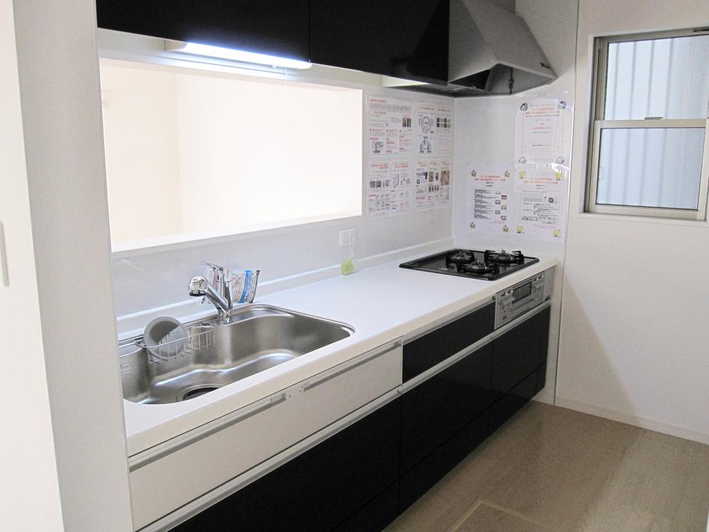 Kitchen. Chic color was adopted water purification function shower head equipped kitchen