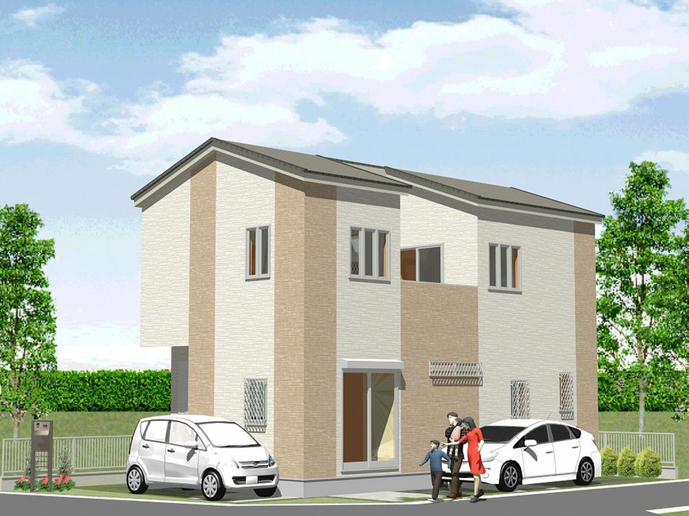 Rendering (appearance). (A No. land model house specification) Rendering