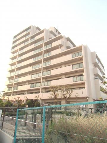 Local appearance photo. Kansai Main Line is the ground 11-story apartment of a 7-minute walk from the "Shiki Station"