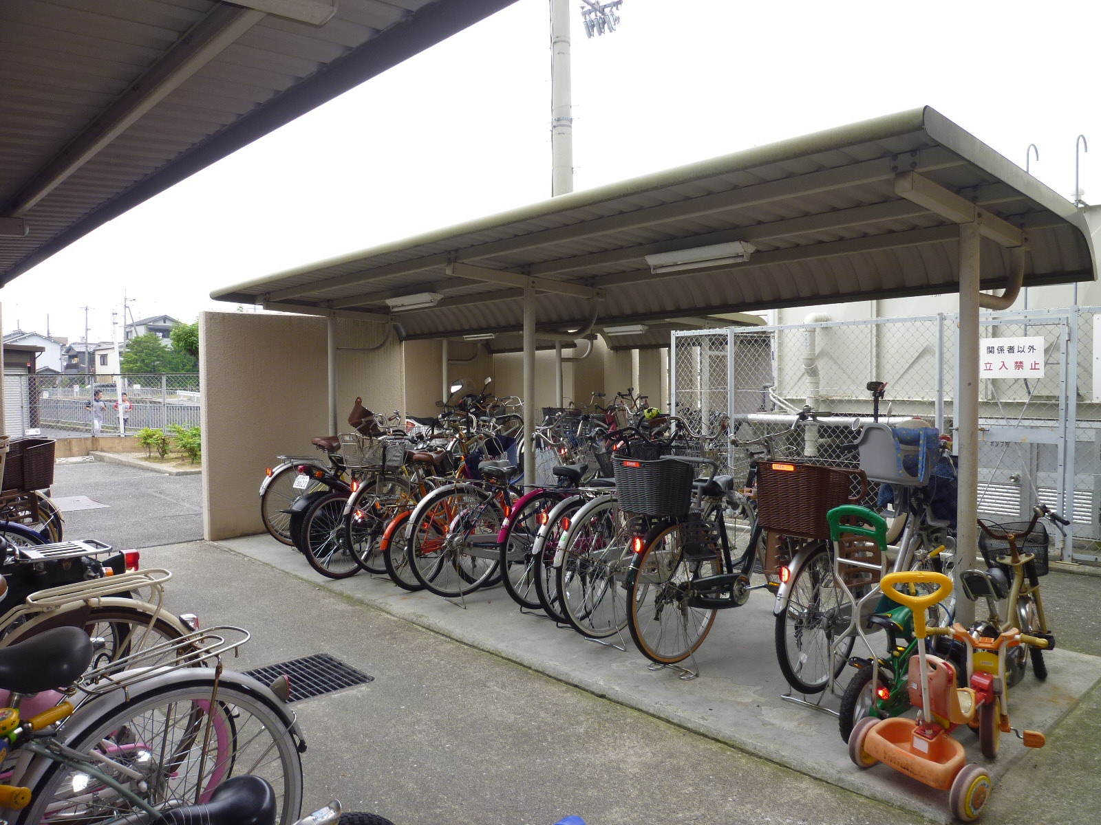 Other common areas. Bicycle-parking space