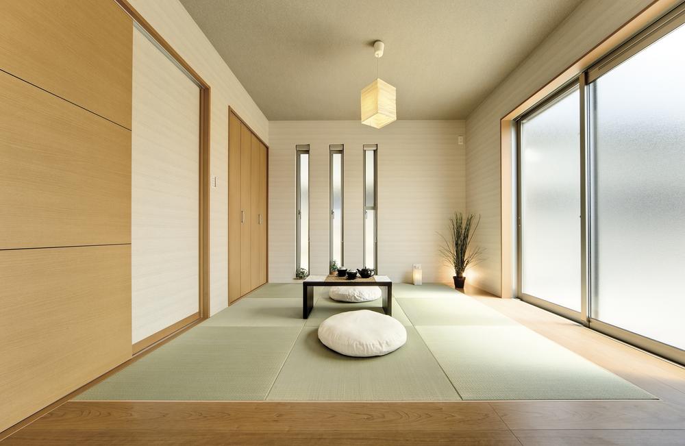Building plan example (introspection photo). Calm Japanese-style room