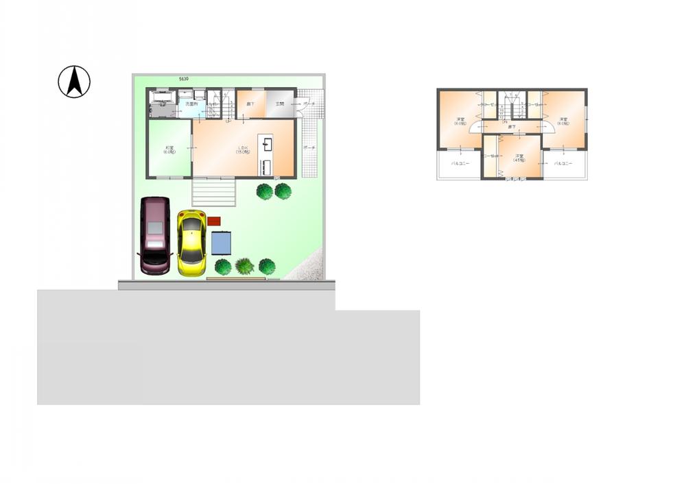 Floor plan. 29,800,000 yen, 4LDK, Land area 139.28 sq m , Building area 95.58 sq m design change in accepted