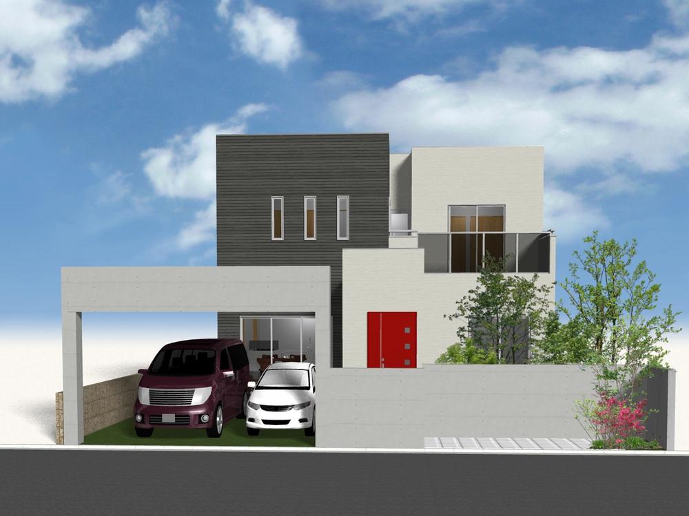 Building plan example (Perth ・ appearance). Building plan example Building price 12,450,000 yen, Building area 91.53 sq m