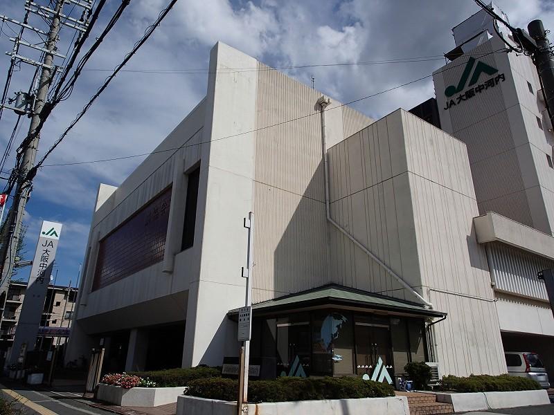 Bank. 694m until JA Osaka Nakagochi head office