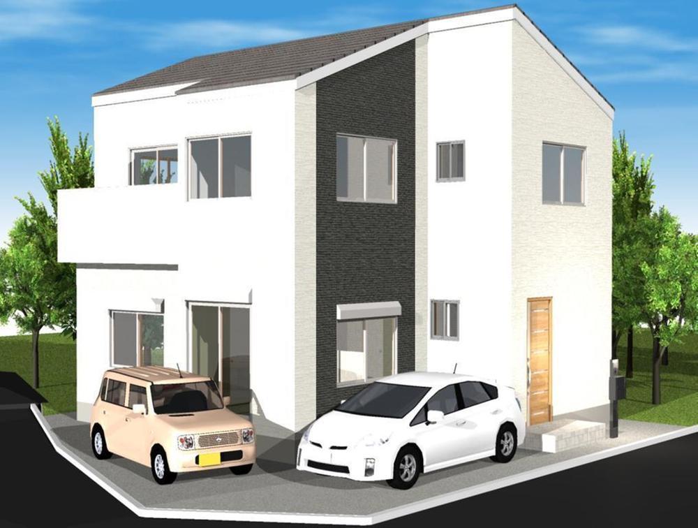 Building plan example (Perth ・ appearance). Kintetsu newly built one detached to build the location of Yao Station 5-minute walk