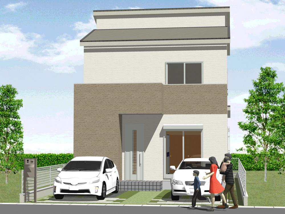 Building plan example (Perth ・ appearance). No. 3 areas (reference plan) complete image Perth