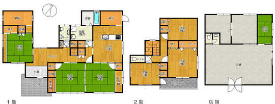 Floor plan. 24,900,000 yen, 6LDK, Land area 796.46 sq m , Building area 177.38 sq m