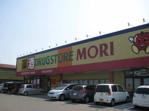 Dorakkusutoa. Drugstore Mori Watada shop 1211m until (drugstore)