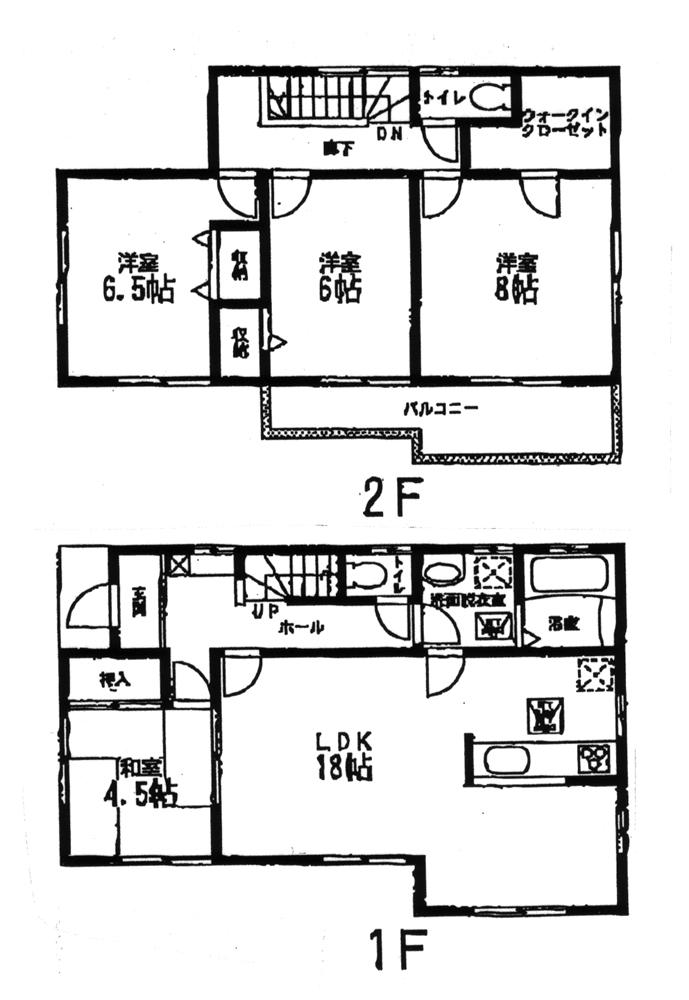 Floor plan. 15,980,000 yen, 4LDK + S (storeroom), Land area 205.69 sq m , Building area 105.99 sq m