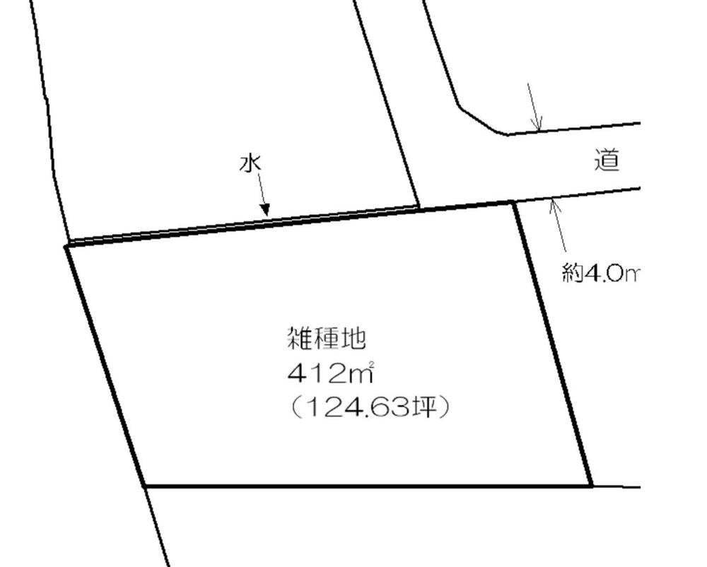 Compartment figure. Land price 2 million yen, Land area 412 sq m