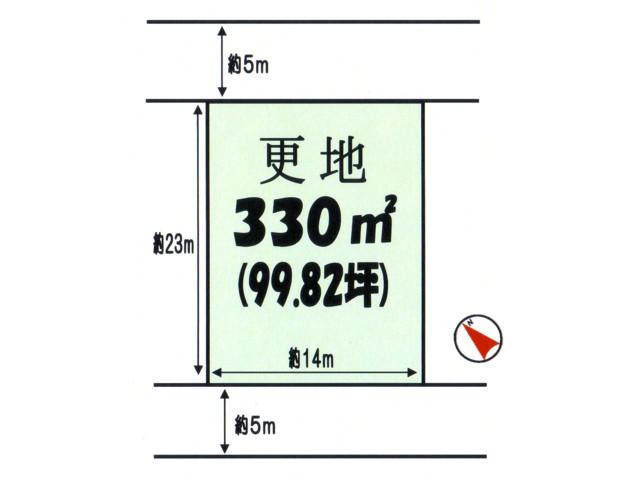 Compartment figure. Land price 6.9 million yen, No land area 330 sq m building conditions Land about 100 square meters