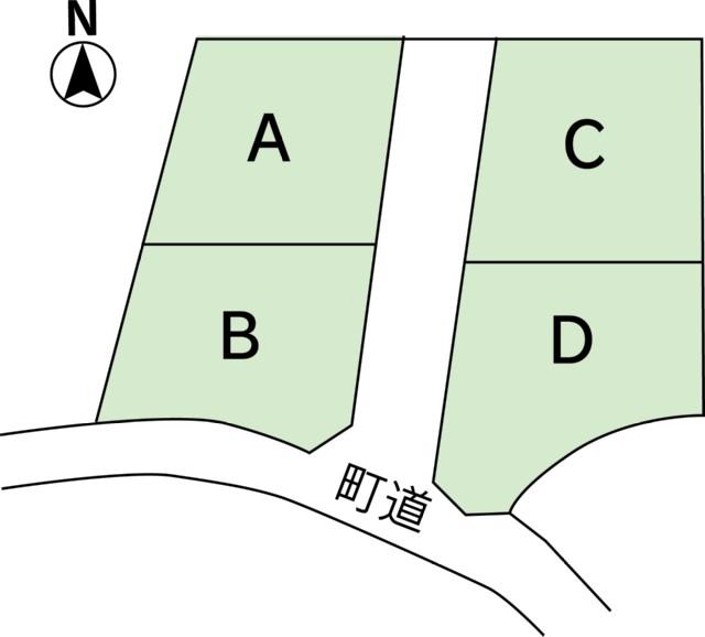 Compartment figure. Land price 8,855,000 yen, Land area 204.73 sq m
