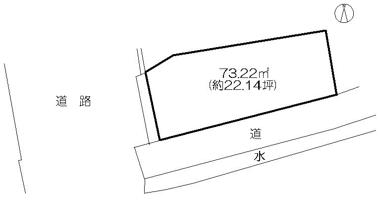 Compartment figure. Land price 1.5 million yen, Land area 73.22 sq m