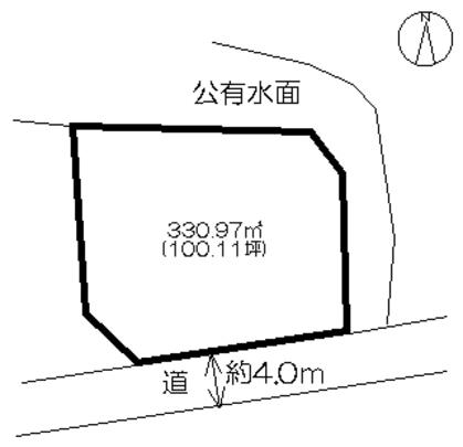 Compartment figure. Land price 10 million yen, Land area 330.97 sq m