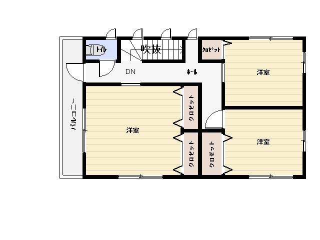 Floor plan. 28.5 million yen, 4LDK, Land area 216.84 sq m , Building area 101.65 sq m 2F part