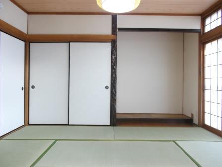 Non-living room. New tatami smell of is healing space