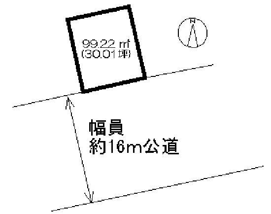 Compartment figure. Land price 11 million yen, Land area 99.22 sq m
