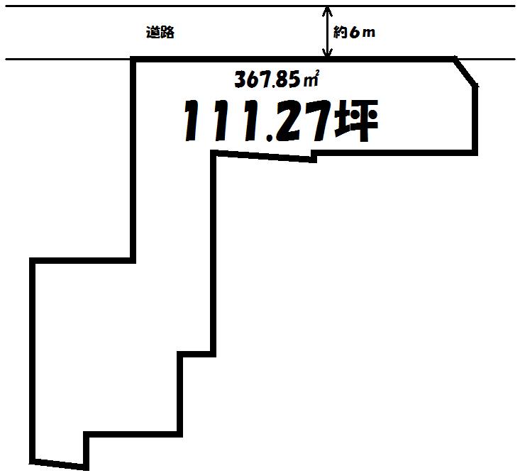 Compartment figure. Land price 12,239,000 yen, Land area 367.85 sq m