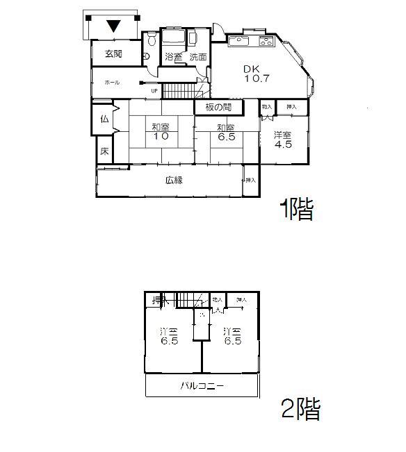 Floor plan. 19 million yen, 5DK, Land area 218.74 sq m , Building area 131.75 sq m