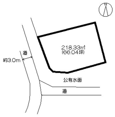 Compartment figure. Land price 4 million yen, Land area 218.33 sq m
