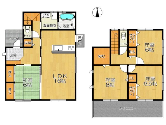 Floor plan. 25,900,000 yen, 4LDK+S, Land area 248.29 sq m , Building area 109.3 sq m
