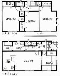 Floor plan. 20.8 million yen, 4LDK, Land area 164.6 sq m , Building area 103.88 sq m financial planning, etc., Anything please consult.