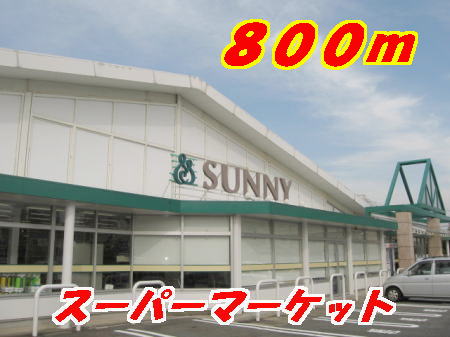 Supermarket. 800m to Sunny Tosu store like (Super)