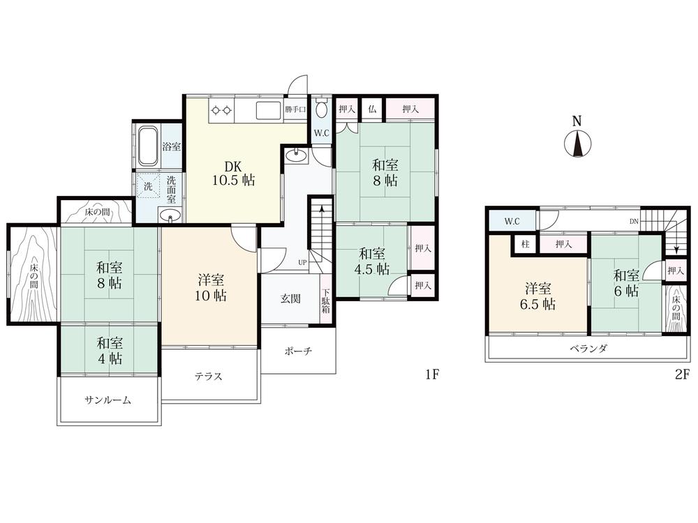 Floor plan. 16 million yen, 7DK, Land area 685 sq m , Building area 145.74 sq m