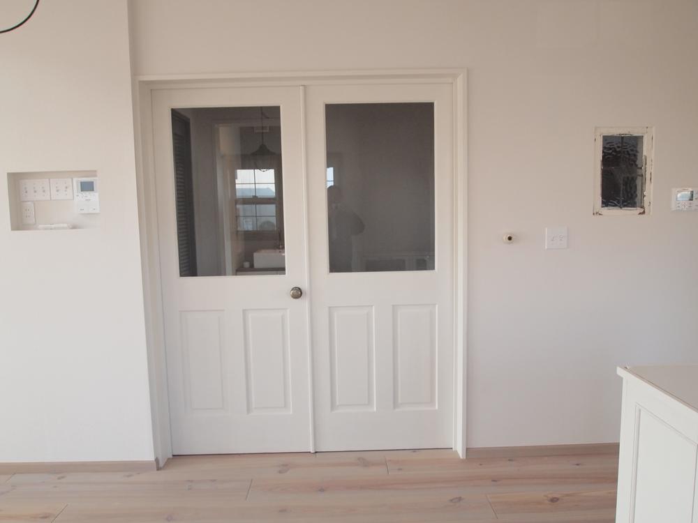 Other. Wooden living room door of the large opening.