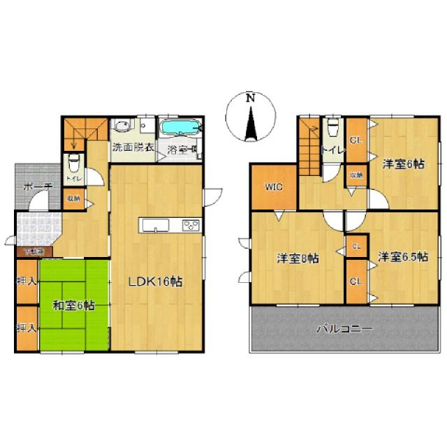 Floor plan. 24,900,000 yen, 4LDK, Land area 248.29 sq m , Building area 109.3 sq m