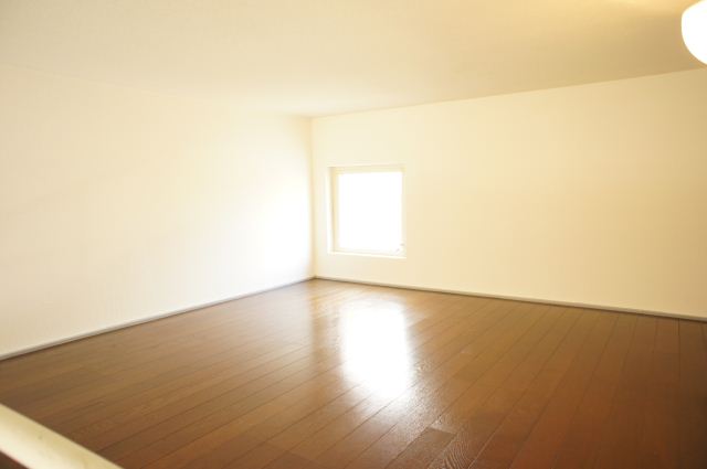 Other room space. Wide loft. With window