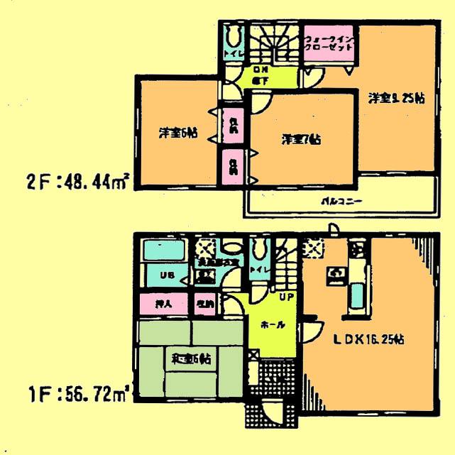 Floor plan. 21,800,000 yen, 4LDK, Land area 140.67 sq m , Building area 105.16 sq m located view in addition to this, It will be provided by the hope of design books, such as layout. 