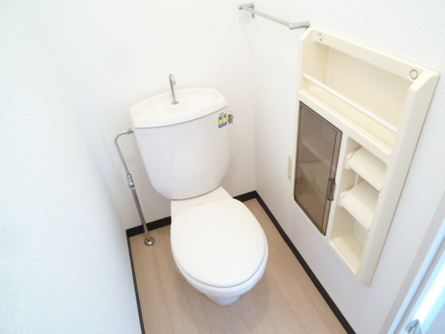 Toilet. Convenient too in with storage! !
