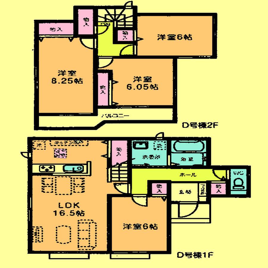 Floor plan. 25,800,000 yen, 4LDK, Land area 120.11 sq m , Building area 101.43 sq m located view in addition to this, It will be provided by the hope of design books, such as layout. 