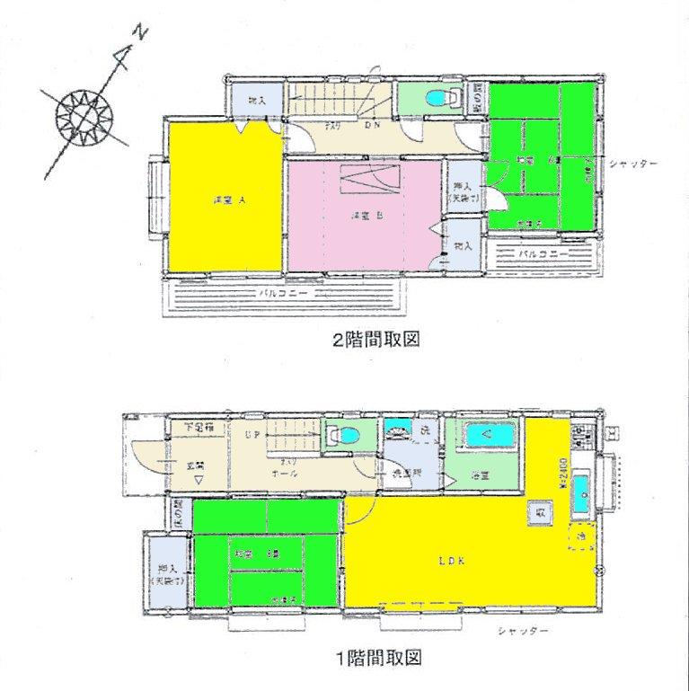 Floor plan. 14 million yen, 4LDK, Land area 101.36 sq m , Building area 88.18 sq m ■ Heisei Built 10 years! ■ Southeast corner lot is yang This excellent property! ■ It is living facilities enhancement! ■ Preview available! We are looking forward to hearing from you.
