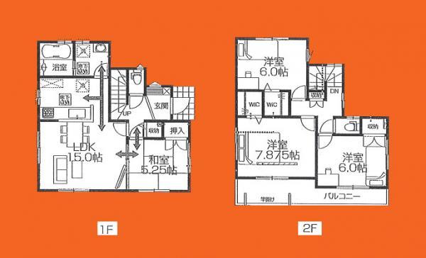 Floor plan. 26,800,000 yen, 4LDK, Land area 114.78 sq m , Building area 96.67 sq m