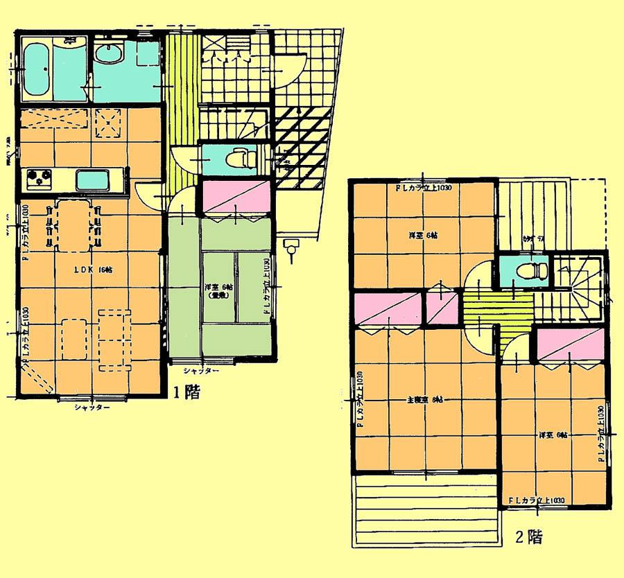 Floor plan. 19,400,000 yen, 4LDK, Land area 122.64 sq m , Building area 94.19 sq m located view in addition to this, It will be provided by the hope of design books, such as layout. 