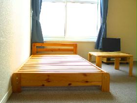 Living and room. For with a single bed room, Easy move if there is a futon ready