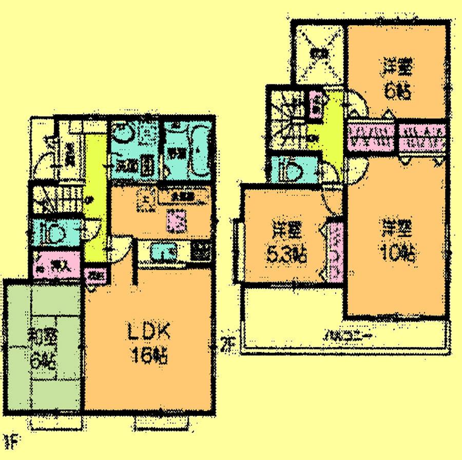 Floor plan. 21,800,000 yen, 4LDK, Land area 161.55 sq m , Building area 101.02 sq m located view in addition to this, It will be provided by the hope of design books, such as layout. 