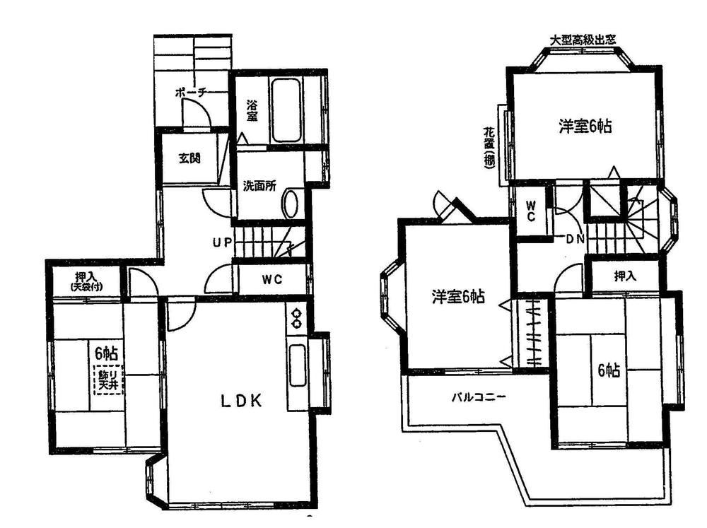 Floor plan. 21 million yen, 4LDK, Land area 106.1 sq m , Building area 91.08 sq m