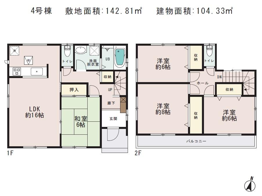 Floor plan. Day pat! All five buildings