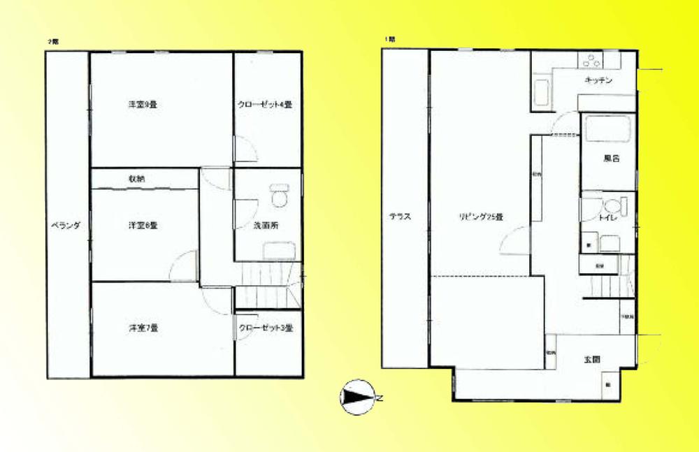 Floor plan. 28.8 million yen, 4LDK, Land area 232.06 sq m , Building area 156.61 sq m