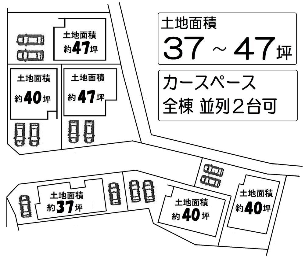Compartment figure. All building car space parallel two possible