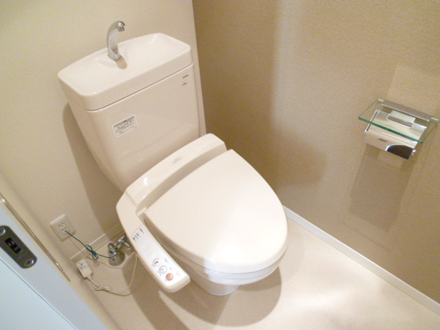 Toilet. It is ass clean at any time with warm water cleaning toilet seat!