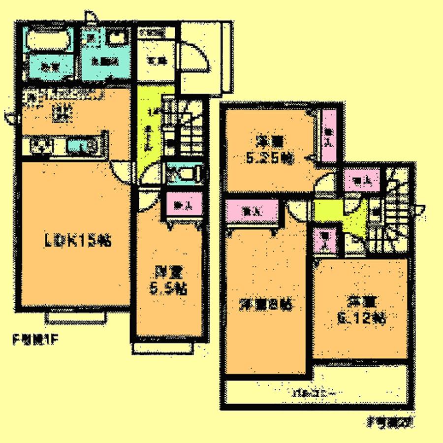 Floor plan. 19,800,000 yen, 4LDK, Land area 114.46 sq m , Building area 93.98 sq m located view in addition to this, It will be provided by the hope of design books, such as layout. 