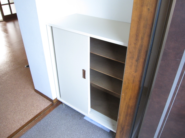 Entrance. Shoe box