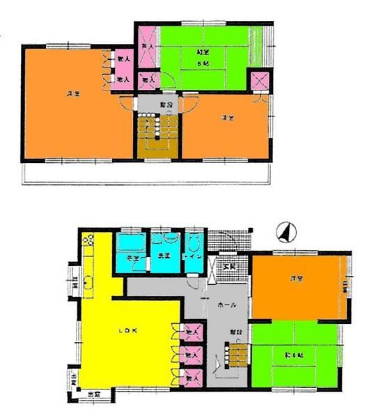Floor plan. 23.5 million yen, 5LDK, Land area 179.45 sq m , Building area 93.99 sq m
